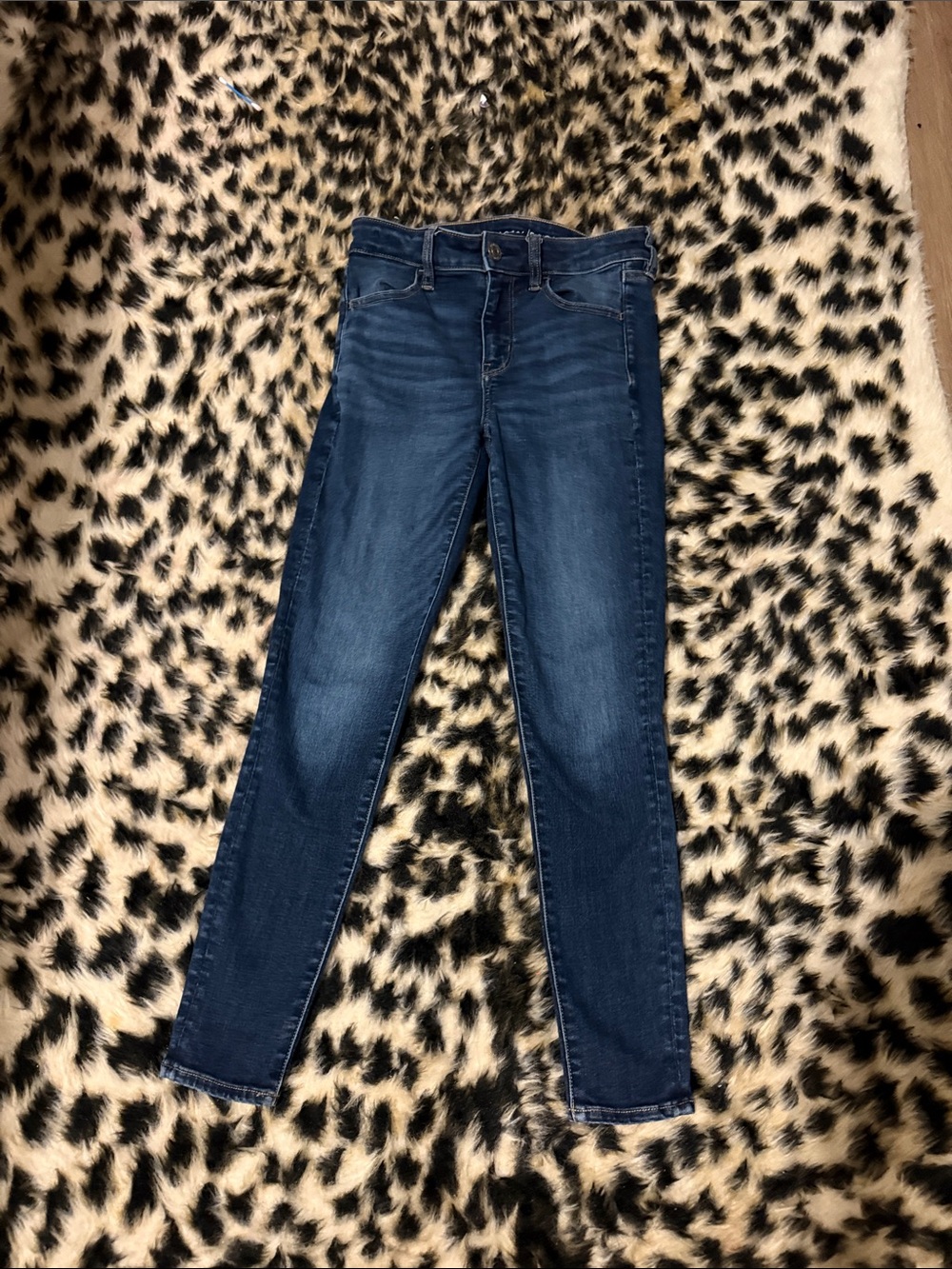 Abercrombie & Fitch Dark Blue Skinny Jeans